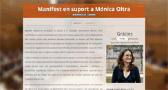Desktop Screenshot of manifiestomonicaoltra.info