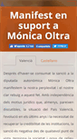 Mobile Screenshot of manifiestomonicaoltra.info